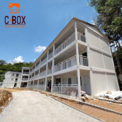 3 Story High-Quality Modular Container Isolation Hospital