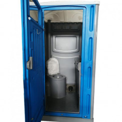Foot Pump Squat Or Seat Toilet 110 KG Plastic Portable Toilet